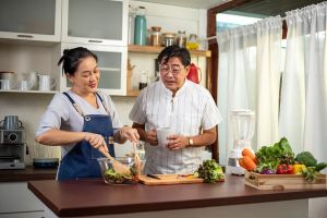 厨房双人运动：健康美味两不误，一起享受烹饪乐趣