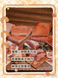 猪肉解冻的正确方法_盐水泡冻肉，鲜嫩不流失营养