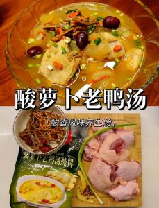 咸鸭腿炖汤的做法大全_咸鸭腿炖酸菜，酸爽开胃营养好！