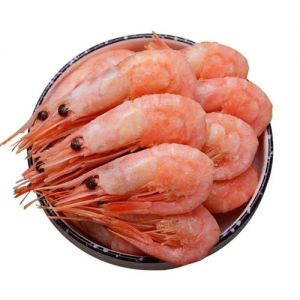 蒸熟的虾肚子上有红色的籽照片_虾黄虾红虾籽壳，蒸炒拌汤都鲜美