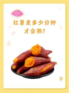 煮红薯要煮多久才熟_紫薯黄心红薯怎么煮？时间口诀来啦！