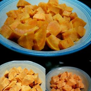 切块地瓜蒸熟要多久_甜香软糯不烂，3招判断熟透